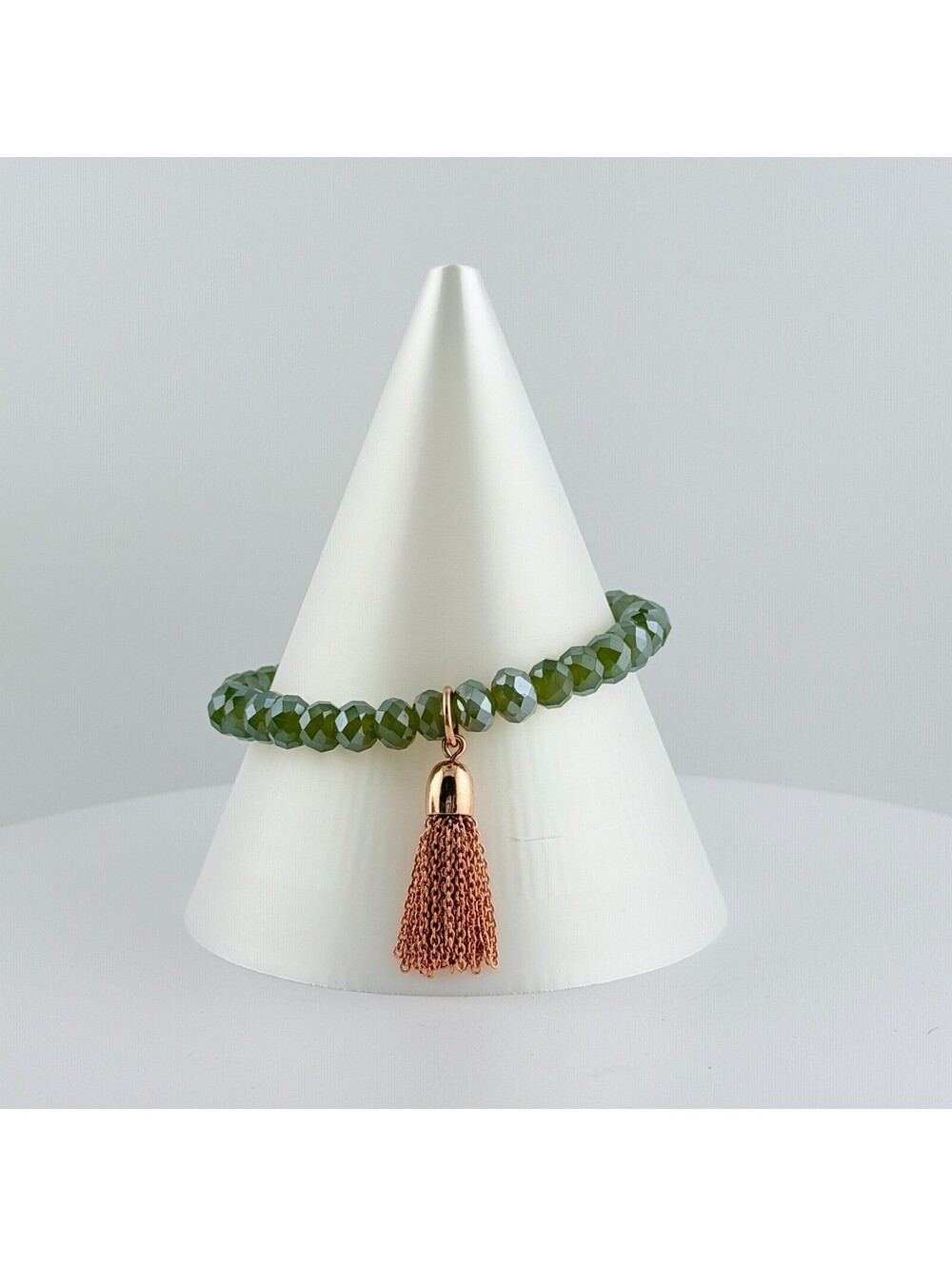 Bomb Party Single Stack Bracelet - on Rose Gold #2